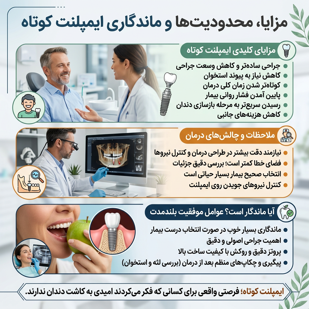 ایمپلنت کوتاه
